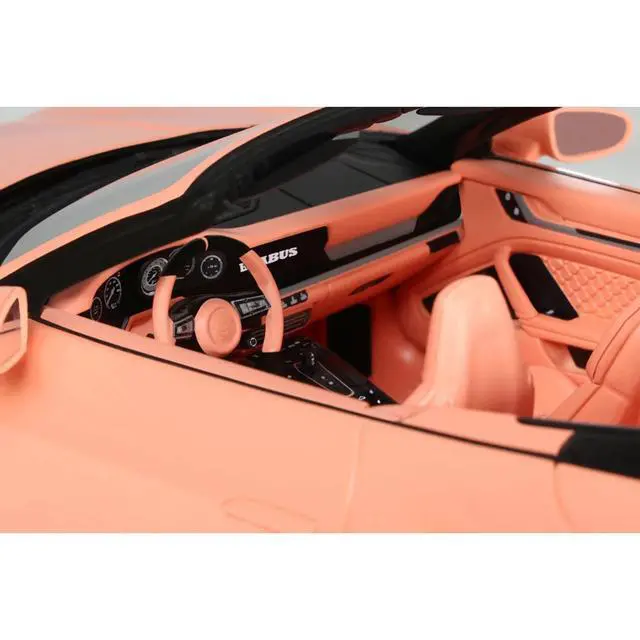 Alt view image 2 of 7 - 2024 Brabus 900 Peetch Pink with Pink Interior 1/18 Model Car by GT Spirit