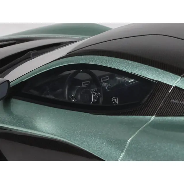 Alt view image 2 of 7 - 2024 Rimac Nevera R Green Metallic with Black Top 1/18 Model Car by GT Spirit