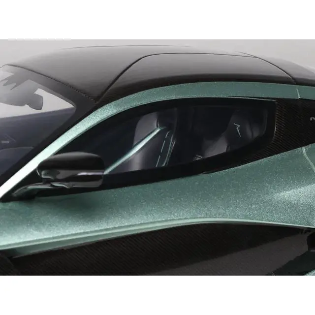 Alt view image 3 of 7 - 2024 Rimac Nevera R Green Metallic with Black Top 1/18 Model Car by GT Spirit