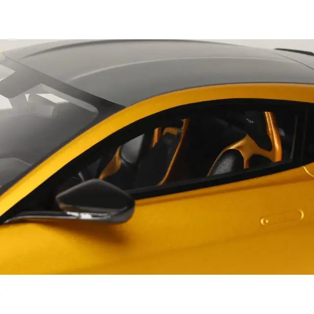 Alt view image 2 of 7 - 2024 Aston Martin Valiant Auric Gold Metallic with Black Top 1/18 Model Car by GT Spirit