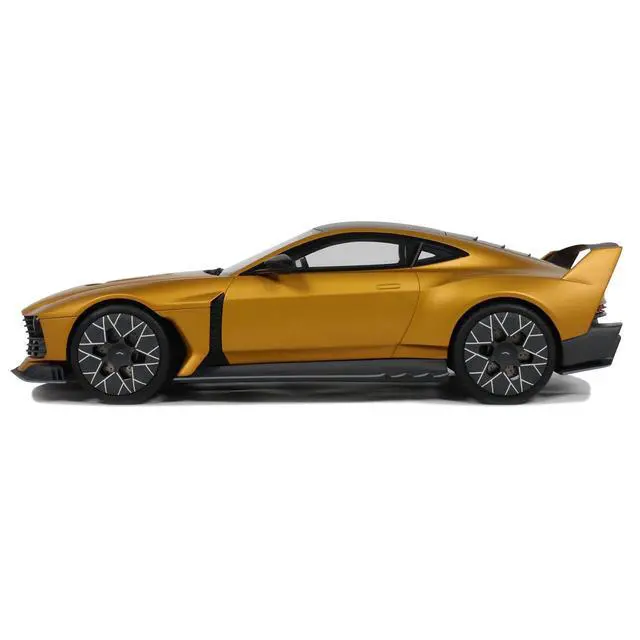 Alt view image 4 of 7 - 2024 Aston Martin Valiant Auric Gold Metallic with Black Top 1/18 Model Car by GT Spirit