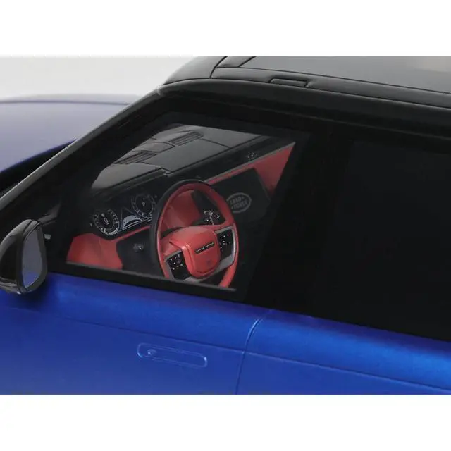 Alt view image 2 of 7 - 2024 Range Rover P615 SV Blue Metallic with Black Top 1/18 Model Car by GT Spirit