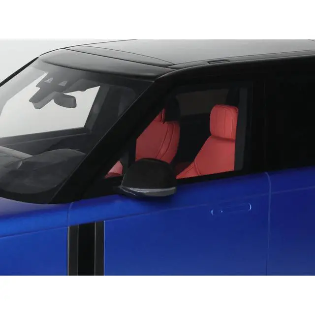 Alt view image 3 of 7 - 2024 Range Rover P615 SV Blue Metallic with Black Top 1/18 Model Car by GT Spirit