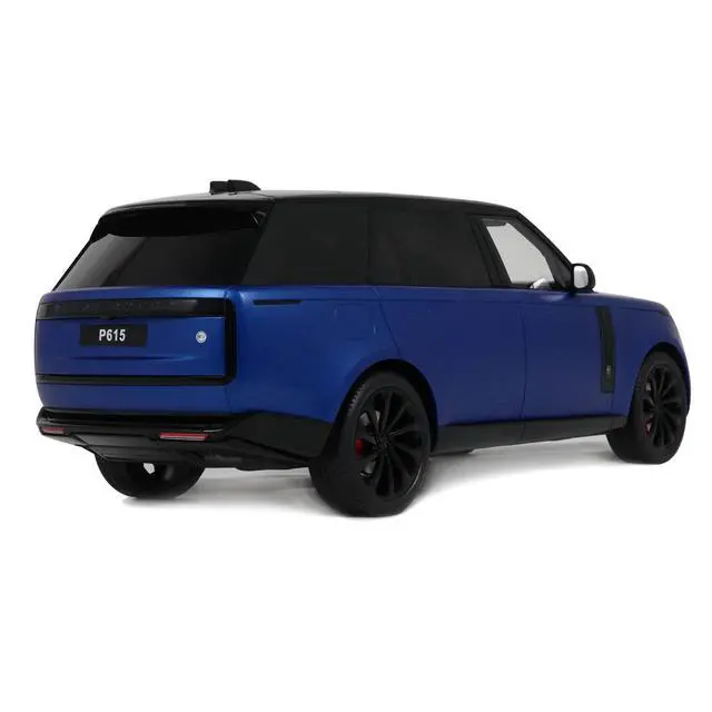 Alt view image 5 of 7 - 2024 Range Rover P615 SV Blue Metallic with Black Top 1/18 Model Car by GT Spirit