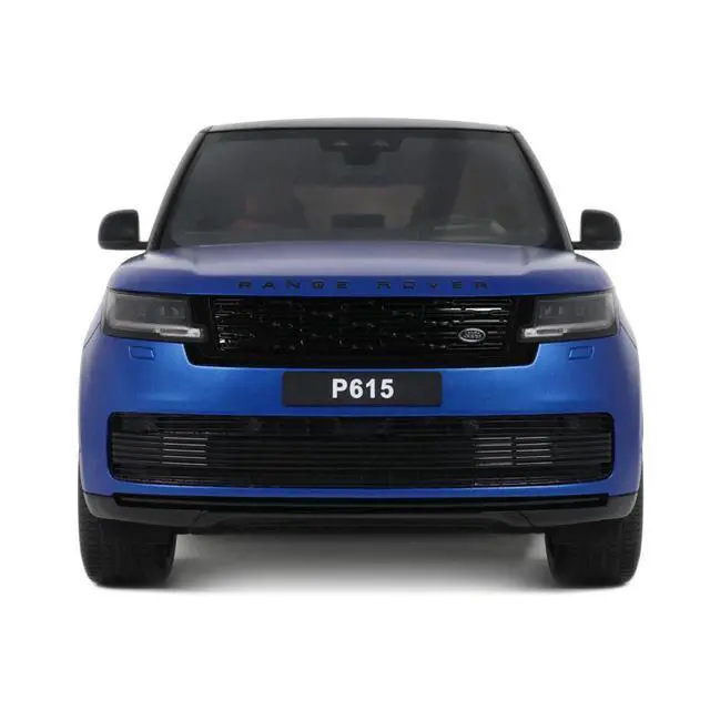 Alt view image 6 of 7 - 2024 Range Rover P615 SV Blue Metallic with Black Top 1/18 Model Car by GT Spirit