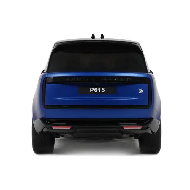 Alt view image 7 of 7 - 2024 Range Rover P615 SV Blue Metallic with Black Top 1/18 Model Car by GT Spirit