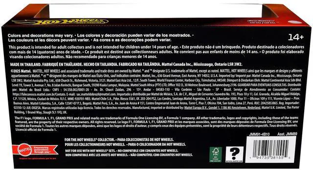 Alt view image 2 of 3 - "McLaren Formula 1 Team" Formula One F1 World Championship (2025) 2 Piece Set Diecast Model Cars by Hot Wheels