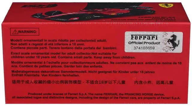 Alt view image 5 of 6 - Ferrari SF-23 #16 Charles Leclerc Formula One F1 "Monaco GP" (2023) 1/64 Diecast Model Car by BBR Models