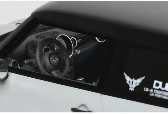 Alt view image 2 of 7 - 2015 Mini Cooper R56 LB-Works "LB Nation" Gray with Black Top Limited Edition to 999 pieces 1/18 Model Car by Otto Mobile