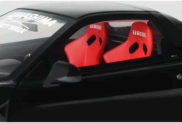 Alt view image 3 of 7 - 2020 Honda NSX (NA1) LB-Works Black with Red Interior Limited Edition to 2000 pieces Worldwide 1/18 Model Car by Otto Mobile