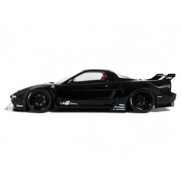 Alt view image 4 of 7 - 2020 Honda NSX (NA1) LB-Works Black with Red Interior Limited Edition to 2000 pieces Worldwide 1/18 Model Car by Otto Mobile