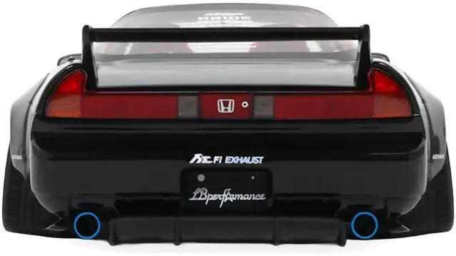 Alt view image 7 of 7 - 2020 Honda NSX (NA1) LB-Works Black with Red Interior Limited Edition to 2000 pieces Worldwide 1/18 Model Car by Otto Mobile