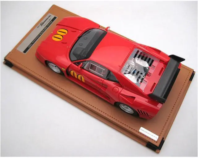 Alt view image 3 of 4 - 1985 Ferrari 288 GTO Evoluzione #00 "Museo Ferrari" Red "Mythos Series" Limited Edition 1/18 Model Car by Tecnomodel