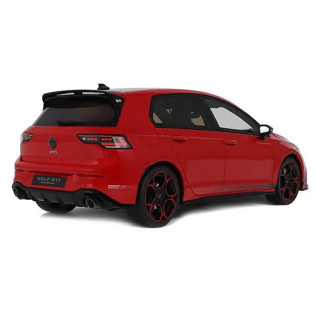 Alt view image 5 of 7 - 2024 Volkswagen Golf Mk.8 GTi 50th Edition Tornado Red Limited Edition to 999 pieces Worldwide 1/18 Model Car by Otto Mobile