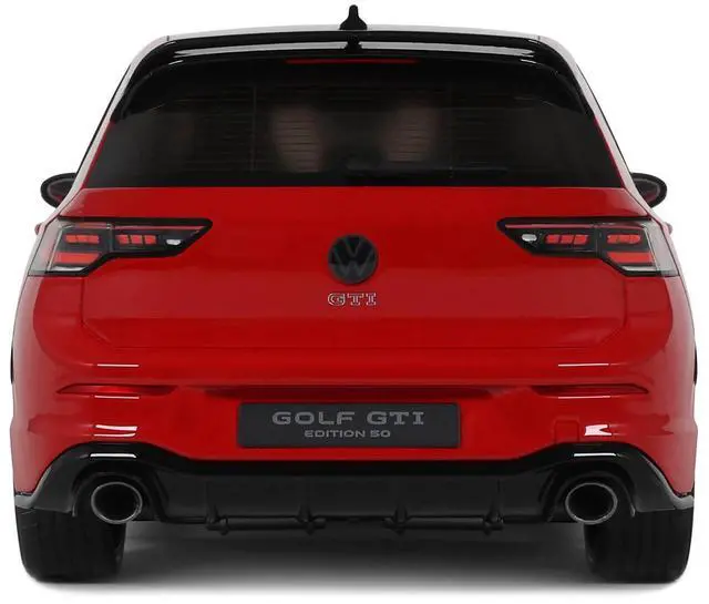 Alt view image 7 of 7 - 2024 Volkswagen Golf Mk.8 GTi 50th Edition Tornado Red Limited Edition to 999 pieces Worldwide 1/18 Model Car by Otto Mobile