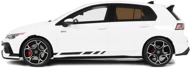 Alt view image 4 of 7 - 2024 Volkswagen Golf Mk.8 GTi Clubsport Pure White Limited Edition to 999 pieces Worldwide 1/18 Model Car by Otto Mobile