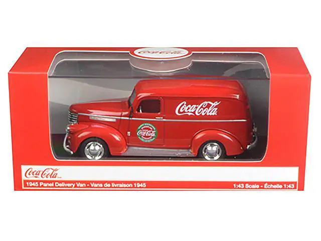 Alt view image 6 of 9 - cocacola 1/43 1945 panel delivery van