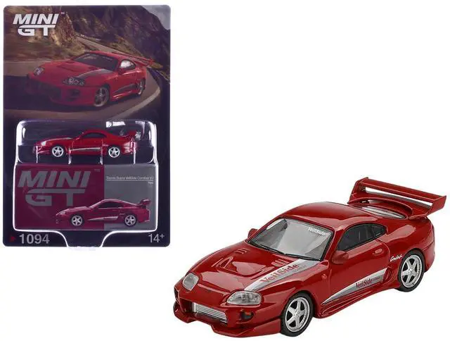 Main image of Toyota Supra "VeilSide Combat V-I" Red Limited Edition 1/64 Diecast Model Car by Mini GT