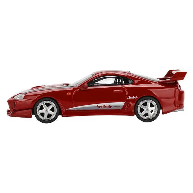 Alt view image 2 of 6 - Toyota Supra "VeilSide Combat V-I" Red Limited Edition 1/64 Diecast Model Car by Mini GT
