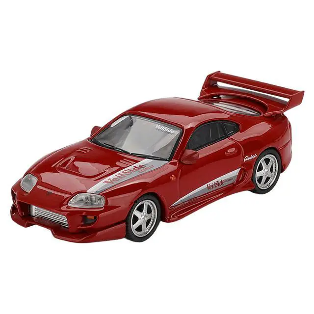 Alt view image 4 of 6 - Toyota Supra "VeilSide Combat V-I" Red Limited Edition 1/64 Diecast Model Car by Mini GT