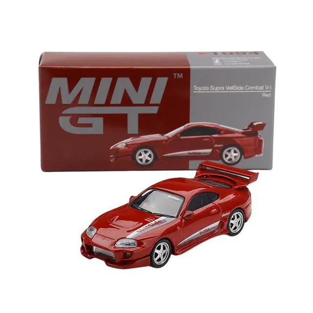 Alt view image 5 of 6 - Toyota Supra "VeilSide Combat V-I" Red Limited Edition 1/64 Diecast Model Car by Mini GT