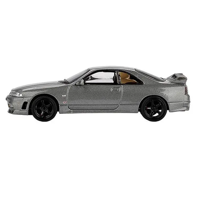 Alt view image 2 of 6 - Nissan Skyline GT-R (NISMO BCNR33 CRS Version) RHD Dark Metal Gray Metallic Limited Edition 1/64 Diecast Model Car by Mini GT