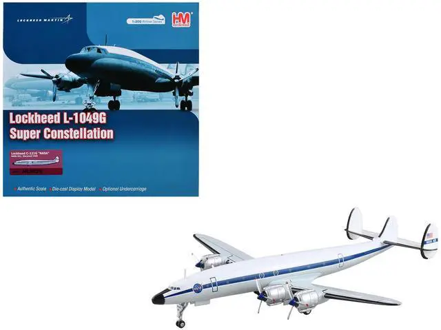 Main image of Lockheed C-121G Constellation Transport Aircraft "NASA" (1969) 1/200 Diecast Model by Hobby Master