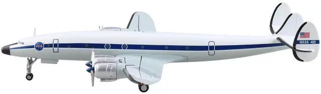 Alt view image 2 of 7 - Lockheed C-121G Constellation Transport Aircraft "NASA" (1969) 1/200 Diecast Model by Hobby Master