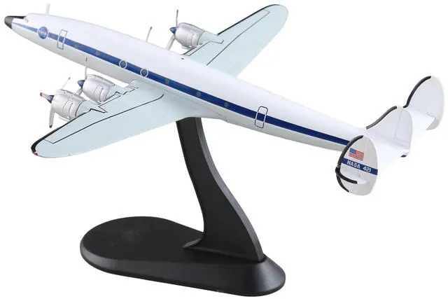 Alt view image 6 of 7 - Lockheed C-121G Constellation Transport Aircraft "NASA" (1969) 1/200 Diecast Model by Hobby Master