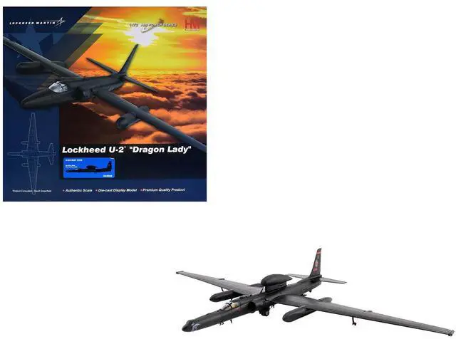 Main image of Lockheed U-2S Dragon Lady Aircraft "Royal International Air Tattoo" (2025) US Air Force 1/72 Diecast Model by Hobby Master