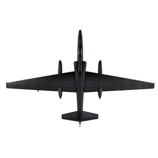 Alt view image 4 of 7 - Lockheed U-2S Dragon Lady Aircraft "Royal International Air Tattoo" (2025) US Air Force 1/72 Diecast Model by Hobby Master