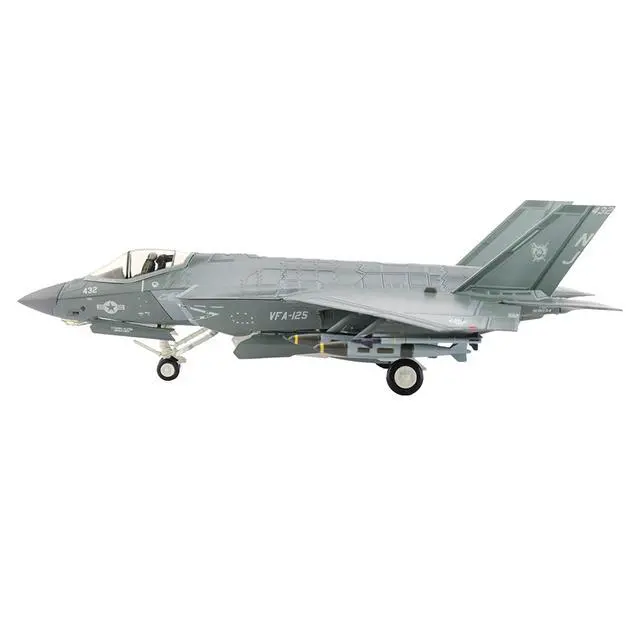 Alt view image 2 of 7 - Lockheed F-35C Lightning II Aircraft "169034, VFA-125 Rough Raiders" (2022) US Navy 1/72 Diecast Model by Hobby Master