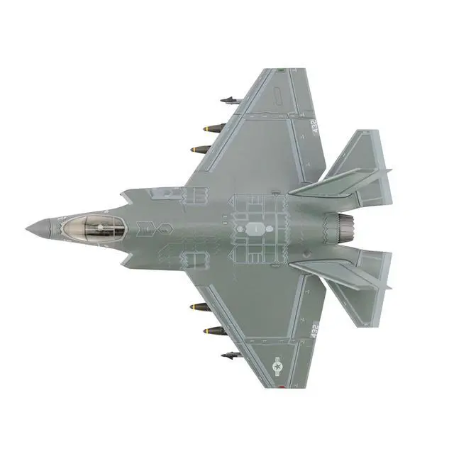 Alt view image 4 of 7 - Lockheed F-35C Lightning II Aircraft "169034, VFA-125 Rough Raiders" (2022) US Navy 1/72 Diecast Model by Hobby Master