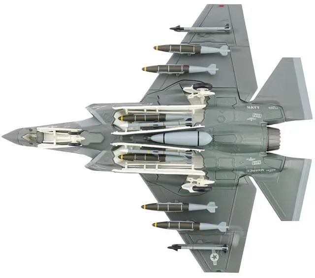Alt view image 5 of 7 - Lockheed F-35C Lightning II Aircraft "169034, VFA-125 Rough Raiders" (2022) US Navy 1/72 Diecast Model by Hobby Master