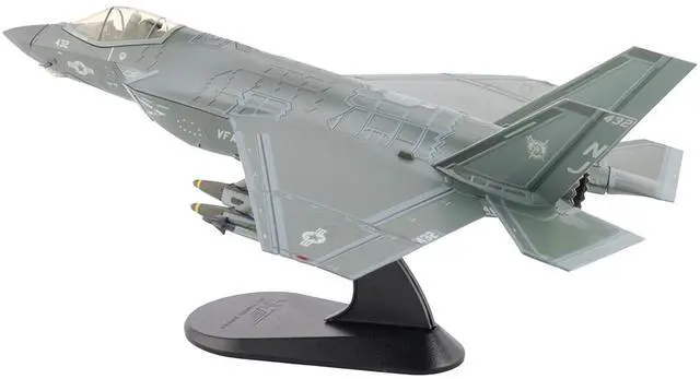 Alt view image 6 of 7 - Lockheed F-35C Lightning II Aircraft "169034, VFA-125 Rough Raiders" (2022) US Navy 1/72 Diecast Model by Hobby Master
