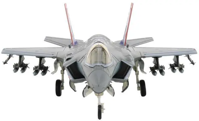 Alt view image 3 of 7 - Lockheed Martin F-35A Lightning II Aircraft "Wisconsin ANG" (2004) United States Air Force 1/72 Diecast Model by Hobby Master