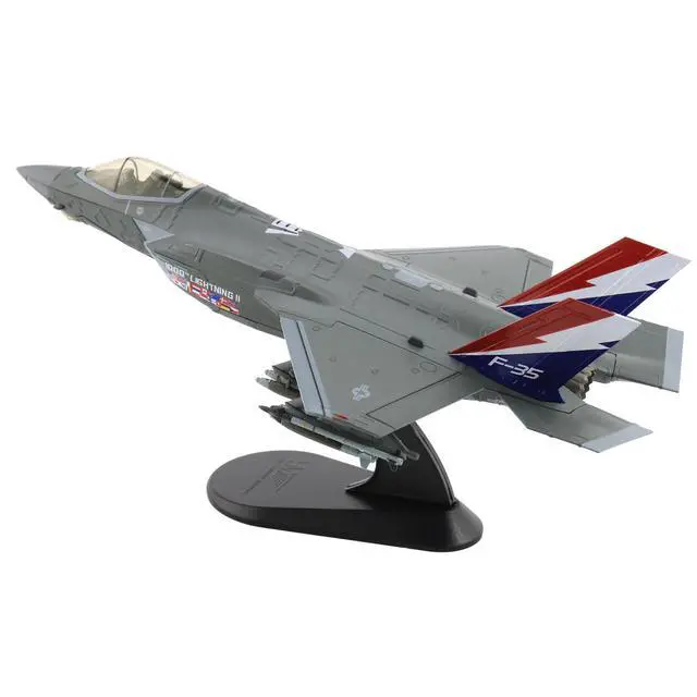 Alt view image 6 of 7 - Lockheed Martin F-35A Lightning II Aircraft "Wisconsin ANG" (2004) United States Air Force 1/72 Diecast Model by Hobby Master