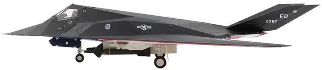 Alt view image 2 of 7 - Lockheed YF-117 Nighthawk Stealth Aircraft "Edwards AFB" (2005) United States Air Force 1/72 Diecast Model by Hobby Master