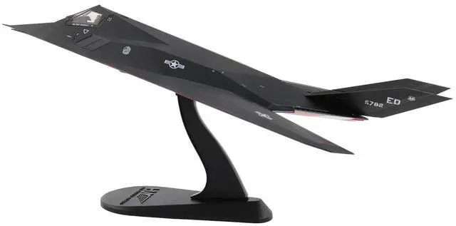 Alt view image 6 of 7 - Lockheed YF-117 Nighthawk Stealth Aircraft "Edwards AFB" (2005) United States Air Force 1/72 Diecast Model by Hobby Master