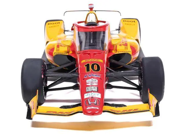 Alt view image 5 of 7 - Dallara IndyCar #10 Alex Palou "DHL - Chip Ganassi Racing" Winner "Indianapolis 500" (2025) 1/18 Diecast Model Car by IXO Models