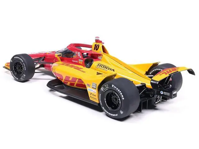 Alt view image 4 of 7 - Dallara IndyCar #10 Alex Palou "DHL - Chip Ganassi Racing" Winner "Indianapolis 500" (2025) 1/18 Diecast Model Car by IXO Models
