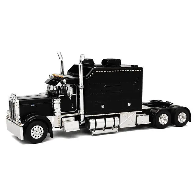 Alt view image 2 of 6 - 2002 Peterbilt 379 Custom Truck Tractor Black 1/64 Diecast Model by IXO Models