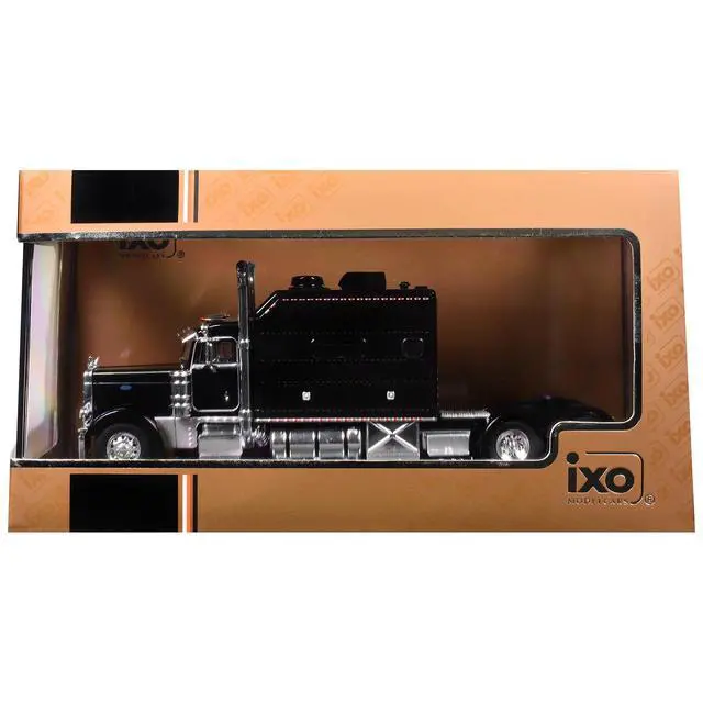 Alt view image 5 of 6 - 2002 Peterbilt 379 Custom Truck Tractor Black 1/64 Diecast Model by IXO Models