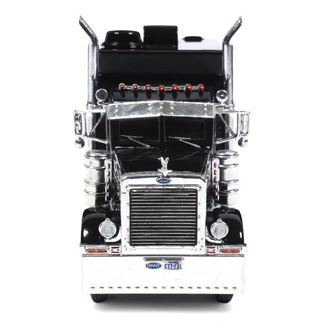 Alt view image 3 of 6 - 2002 Peterbilt 379 Custom Truck Tractor Black 1/64 Diecast Model by IXO Models