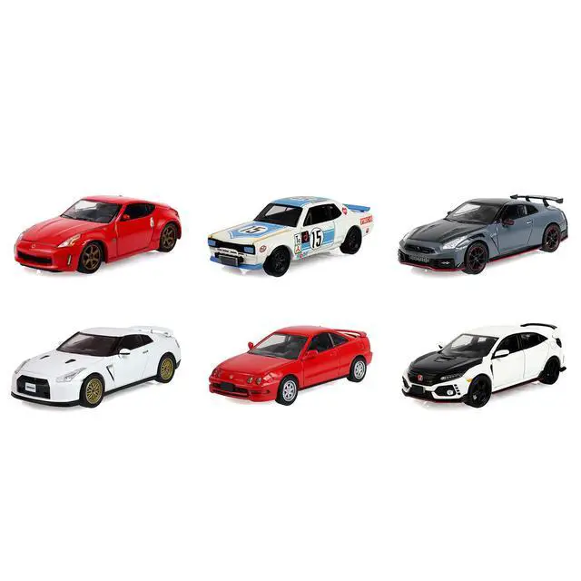 Alt view image 2 of 7 - "Tokyo Torque" Series 10 Set of 6 pieces 1/64 Diecast Model Cars by Greenlight