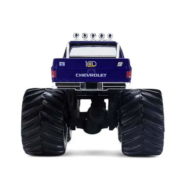 Alt view image 5 of 6 - 1984 Chevrolet C20 Monster Truck #9 "NAPA" Blue with Graphics 1/64 Diecast Model Car by Greenlight