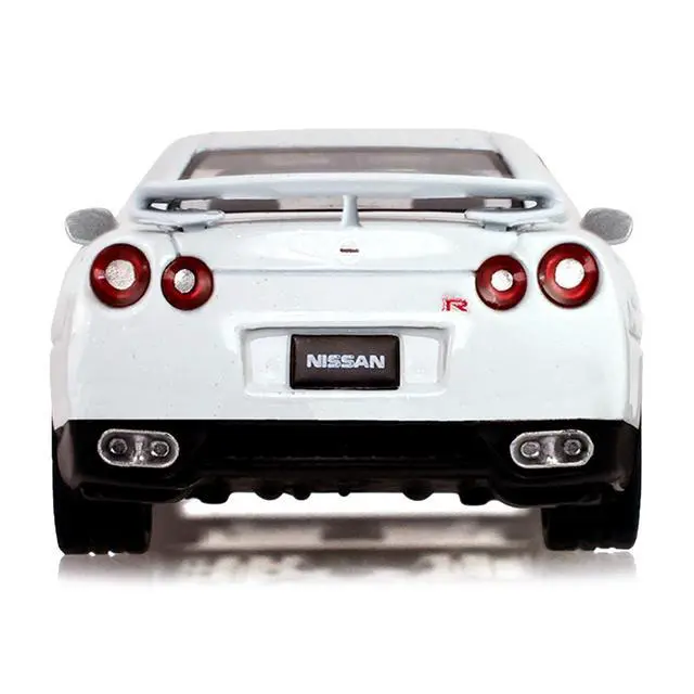 Alt view image 5 of 6 - 2007 Nissan GT-R (R35) Pearl White with Gold Wheels "Tokyo Torque" Series 10 1/64 Diecast Model Car by Greenlight