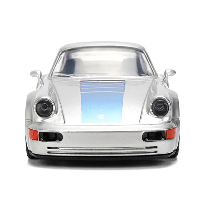 Alt view image 6 of 7 - Porsche 911 Carrera RS 3.8 "Mirage" Silver Metallic with Blue "Transformers" (2023) Movie 1/32 Diecast Model Car by Jada