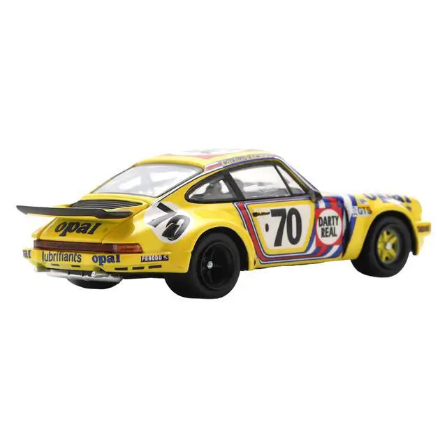 Alt view image 3 of 6 - Porsche 911 Carrera RSR 3.0 #70 "ASA Cachia-Bondy" "24 Hours of Le Mans" (1974) 1/64 Model Car by Spark
