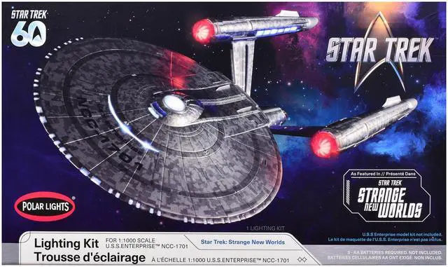 Main image of Star Trek: Strange New Worlds (2022-Current) TV Series USS Enterprise NCC-1701 Lighting Kit for 1/1000 Model Kit by Polar Lights